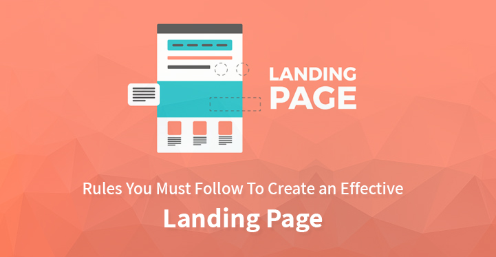 Create effective landing page