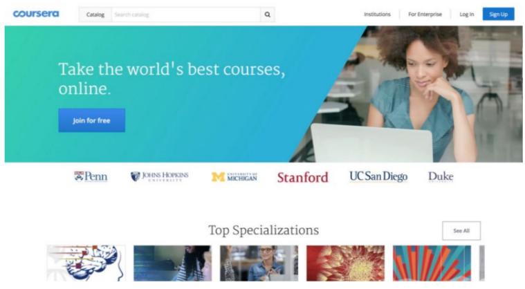 Coursera best for creating online course